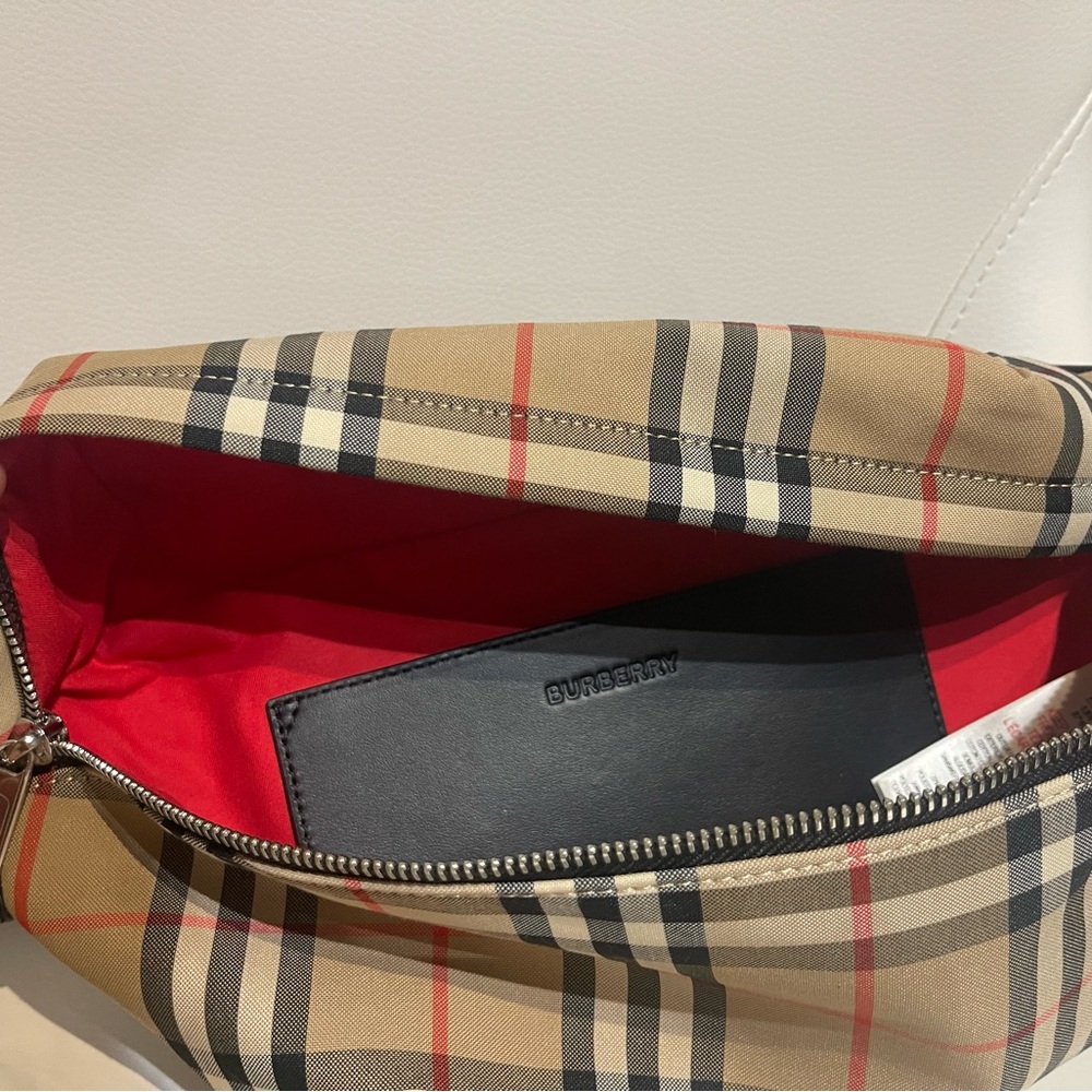 Burberry Yellow Plaid Crossbody Bag - Picture 9 of 13